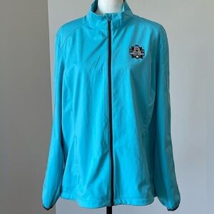 Port Authority Omaha college world Series aqua blue XXL ladies jacket baseball